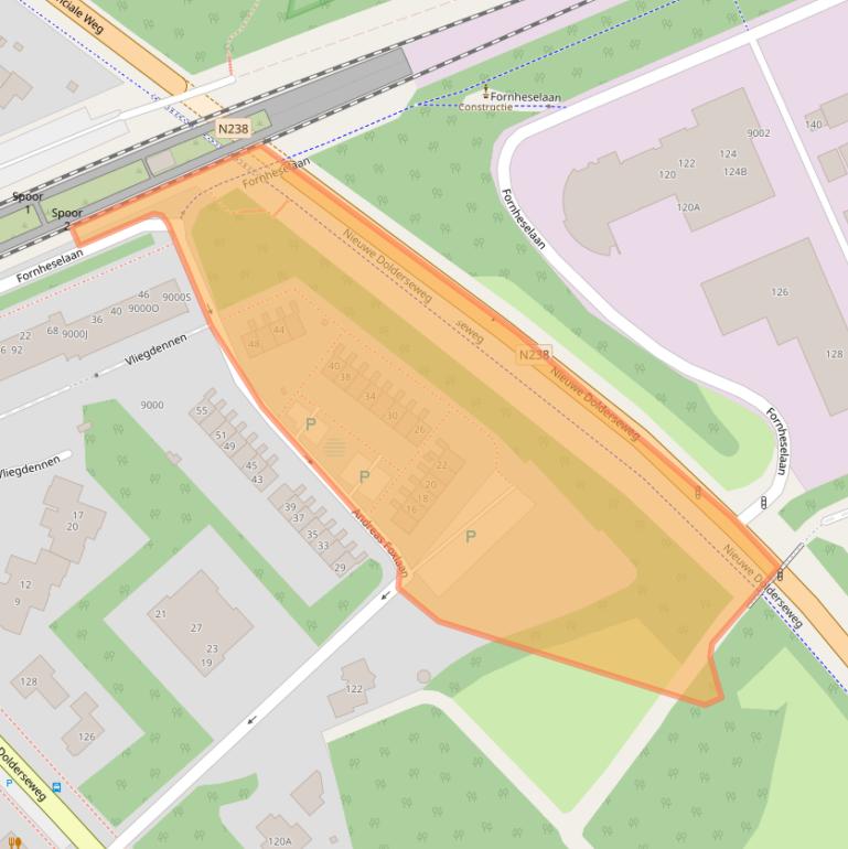 Kaart van postcodegebied 3734GB.