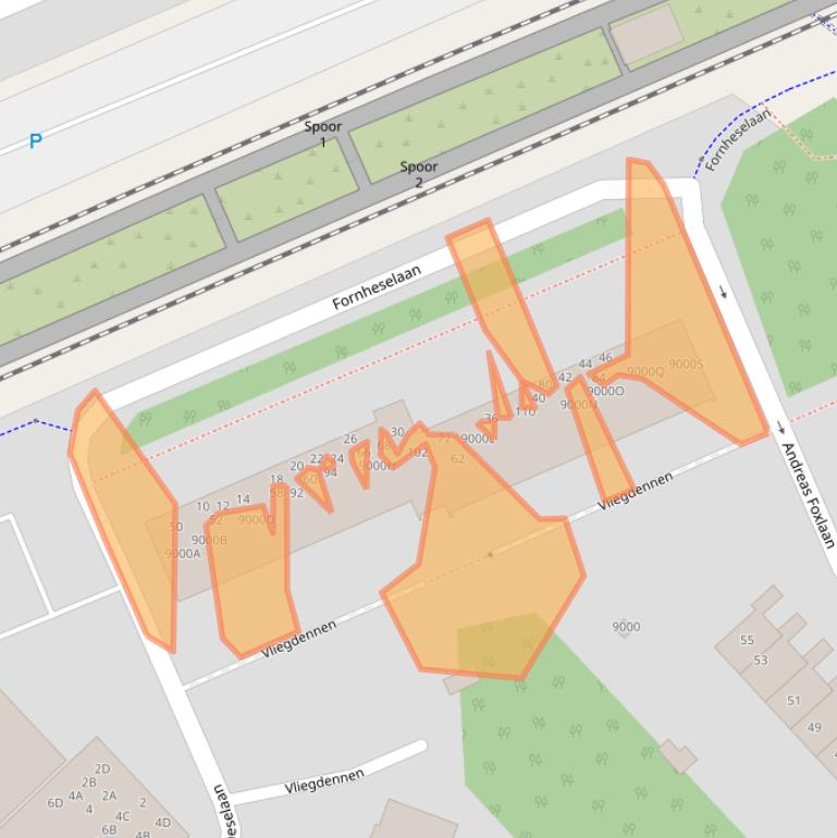 Kaart van postcodegebied 3734GD.