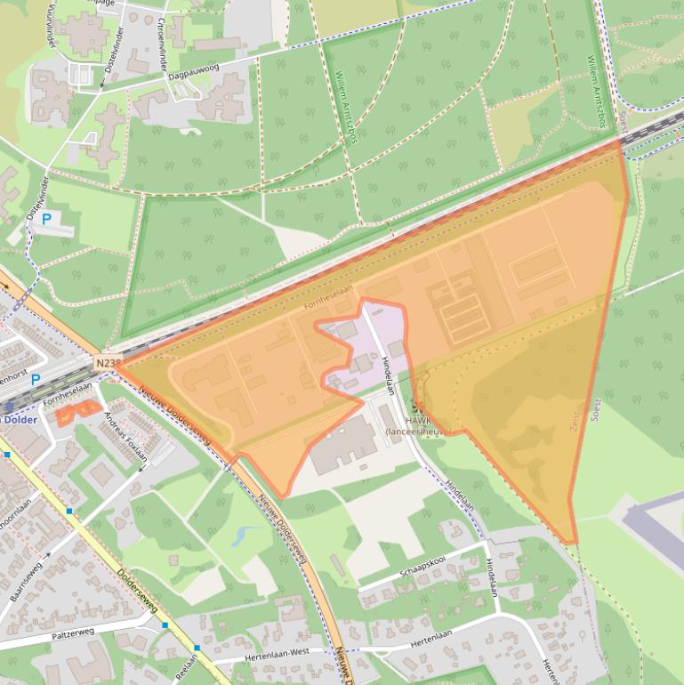 Kaart van postcodegebied 3734GE.