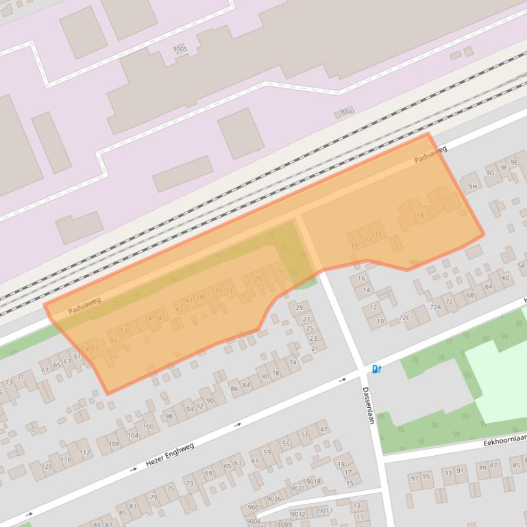 Kaart van postcodegebied 3734GH.