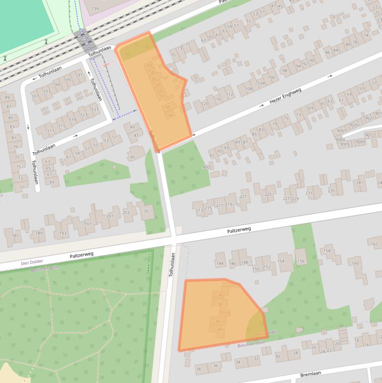 Kaart van postcodegebied 3734GL.