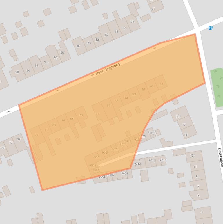 Kaart van postcodegebied 3734GN.