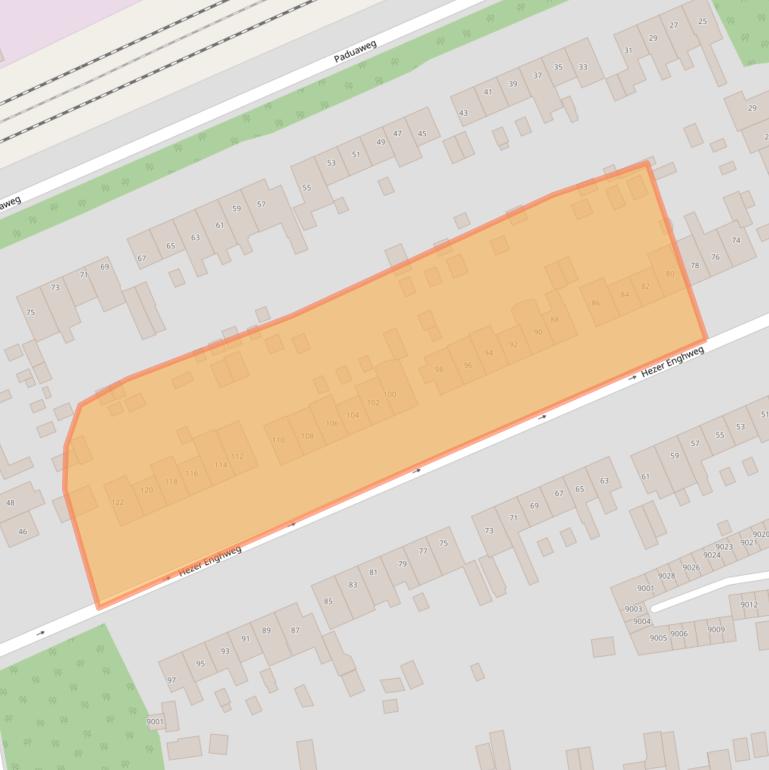 Kaart van postcodegebied 3734GV.