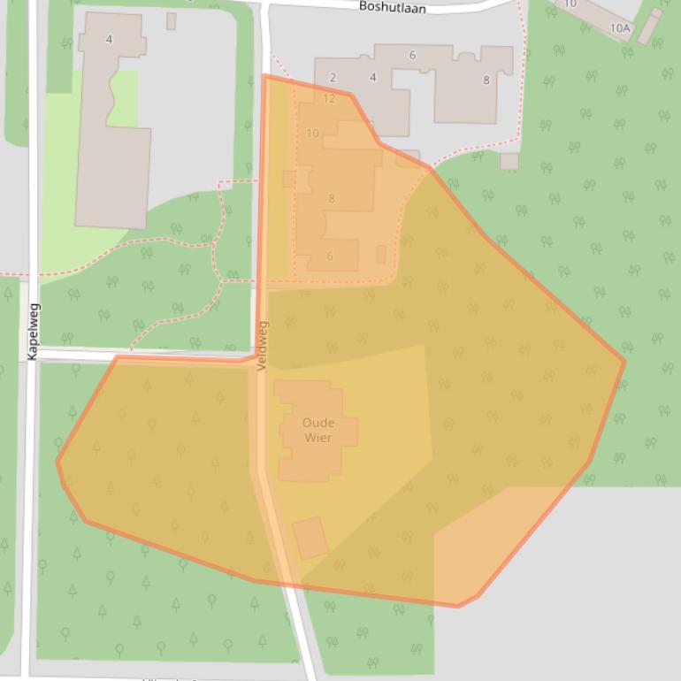 Kaart van postcodegebied 3734SP.