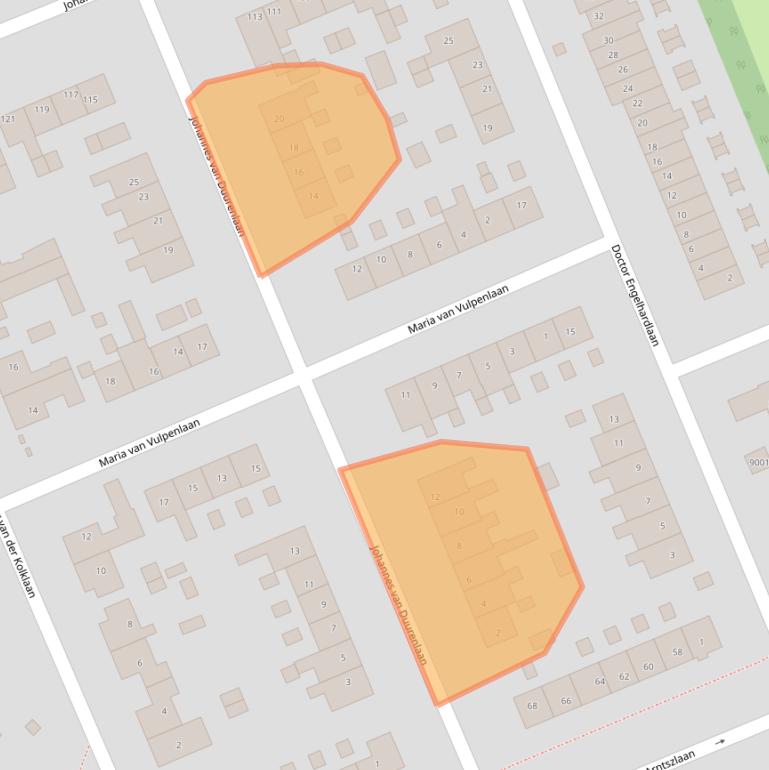 Kaart van postcodegebied 3734VD.