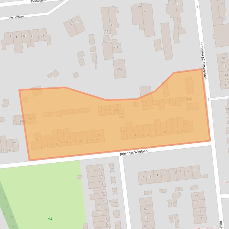 Kaart van postcodegebied 3734XD.