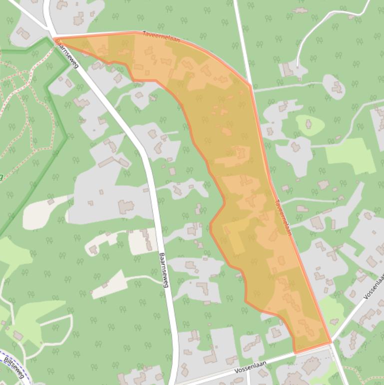 Kaart van postcodegebied 3735KA.