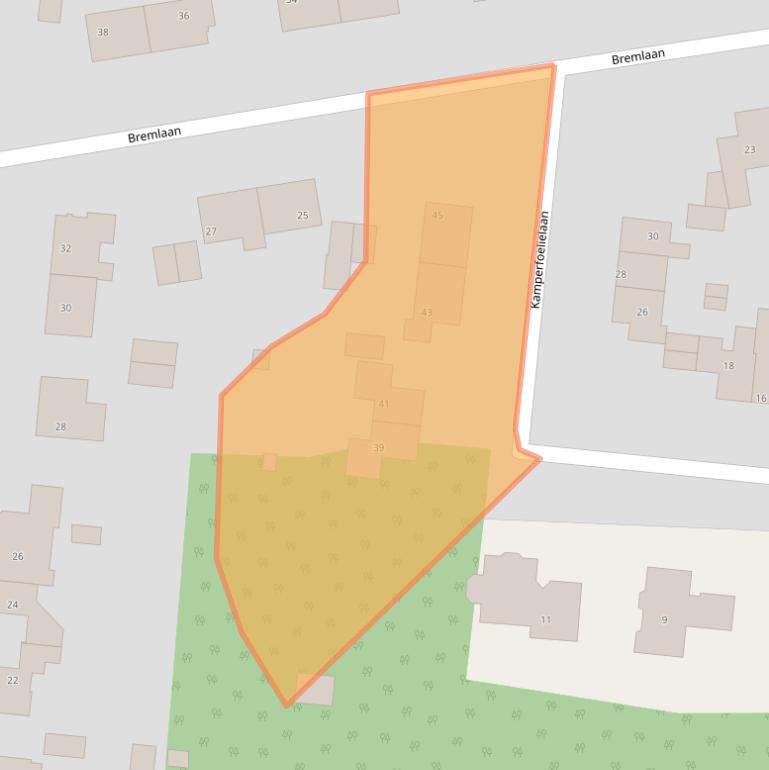 Kaart van postcodegebied 3735KR.