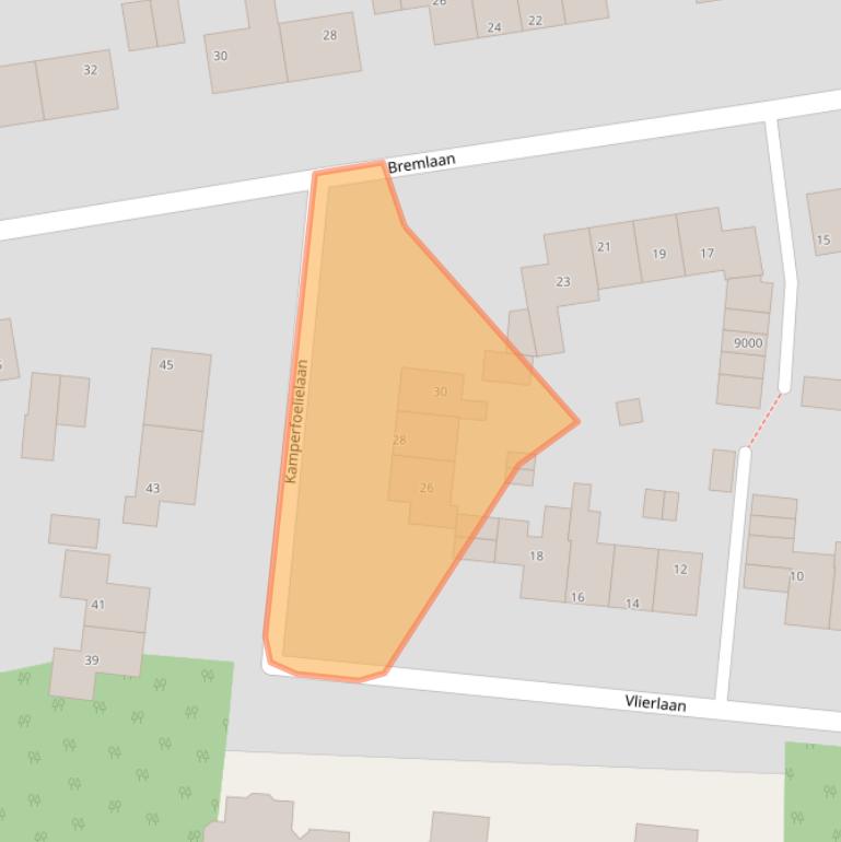 Kaart van postcodegebied 3735KS.