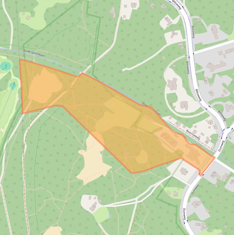 Kaart van postcodegebied 3735LC.