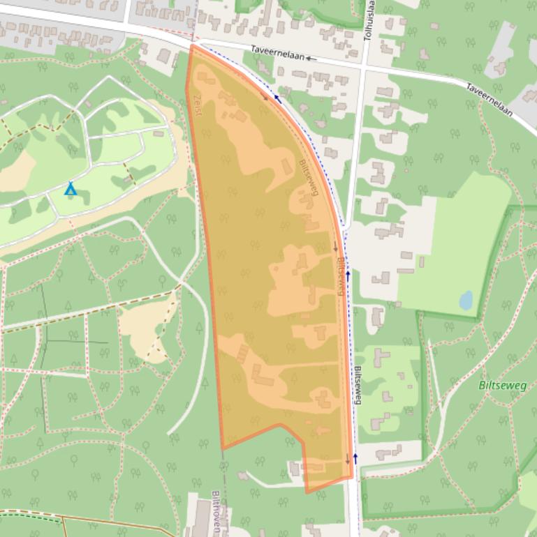 Kaart van postcodegebied 3735MB.