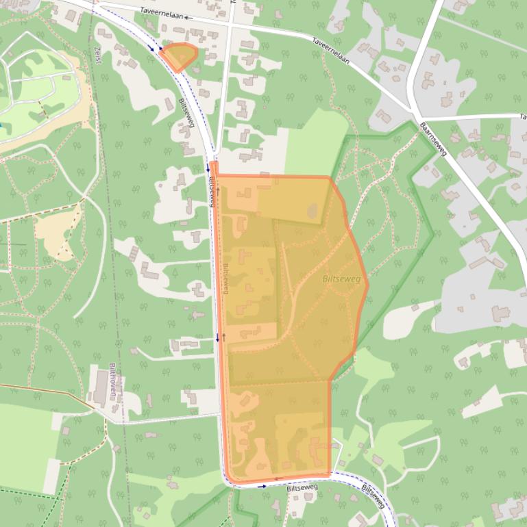 Kaart van postcodegebied 3735ME.