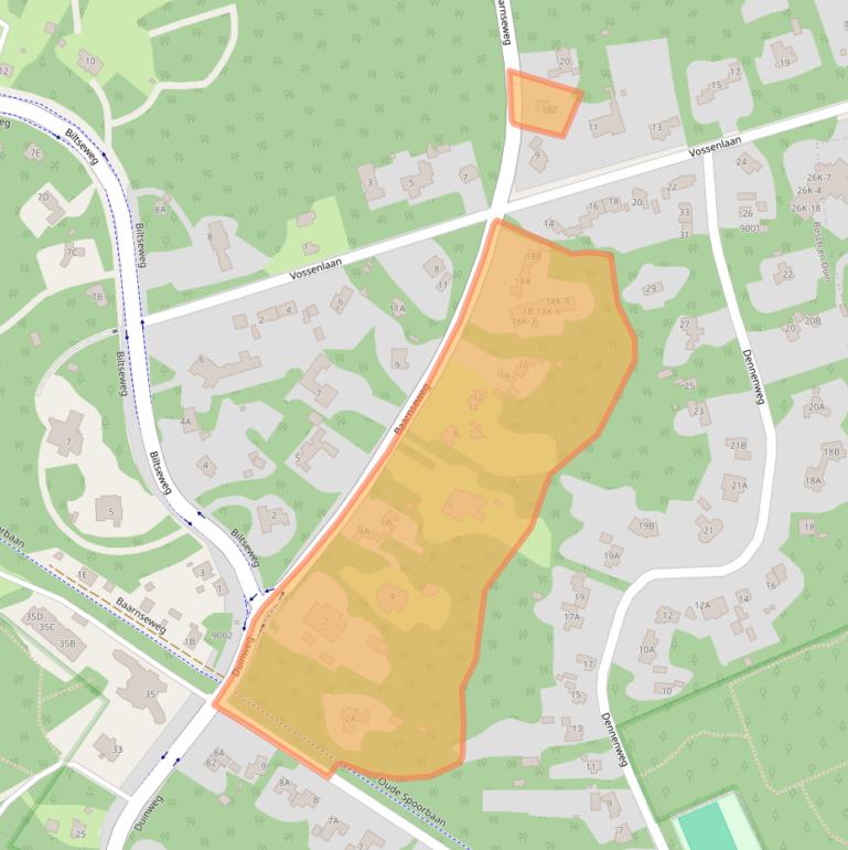 Kaart van postcodegebied 3735MG.