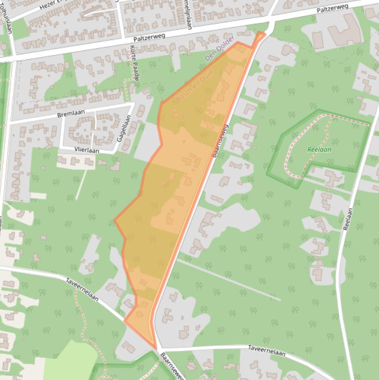 Kaart van postcodegebied 3735ML.