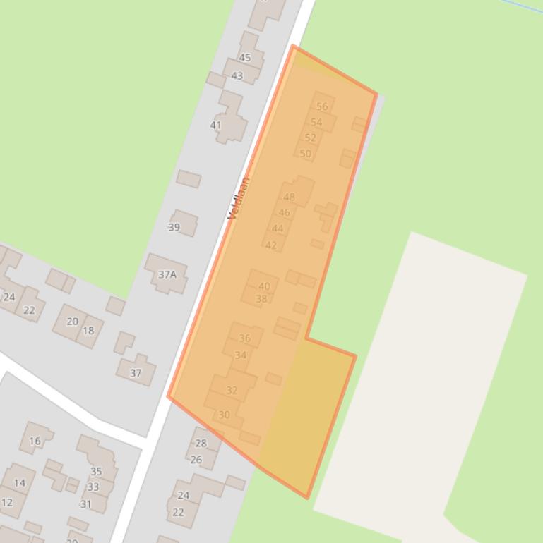 Kaart van postcodegebied 3737AR.