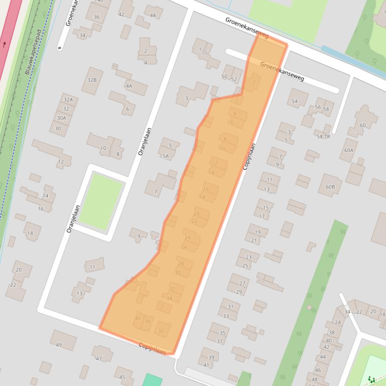 Kaart van postcodegebied 3737AW.