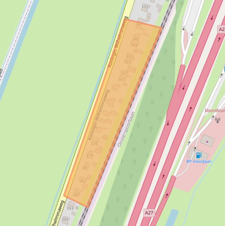 Kaart van postcodegebied 3737BC.