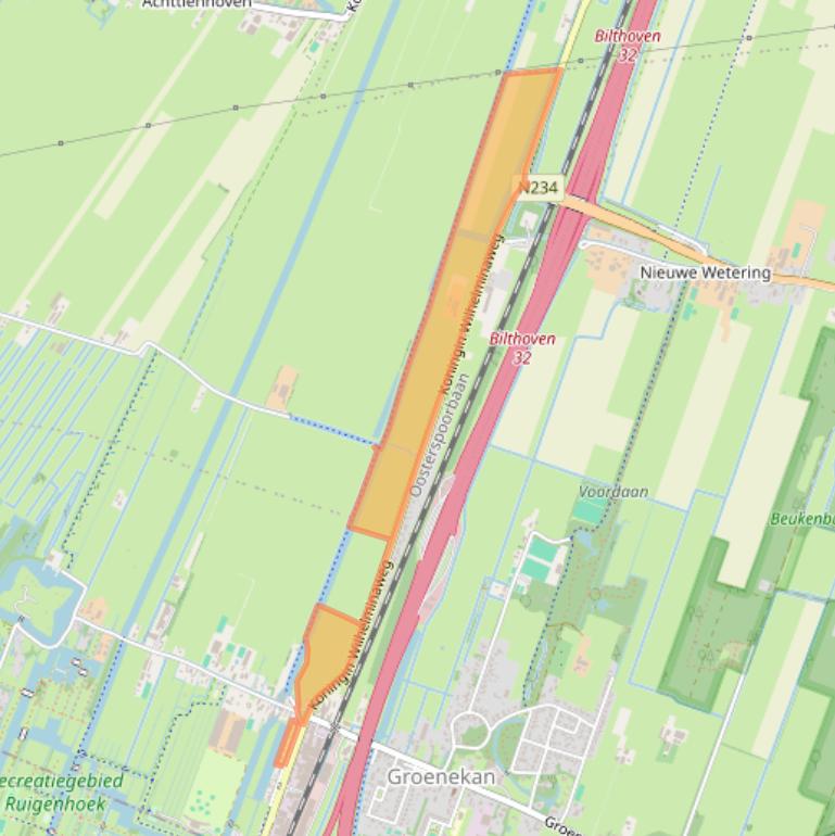 Kaart van postcodegebied 3737BH.