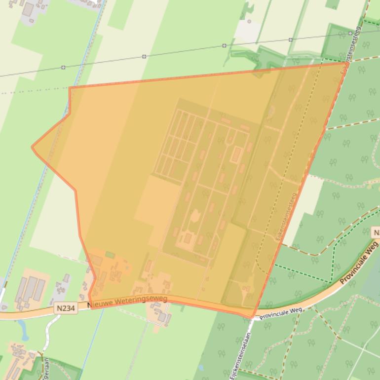 Kaart van postcodegebied 3737MH.