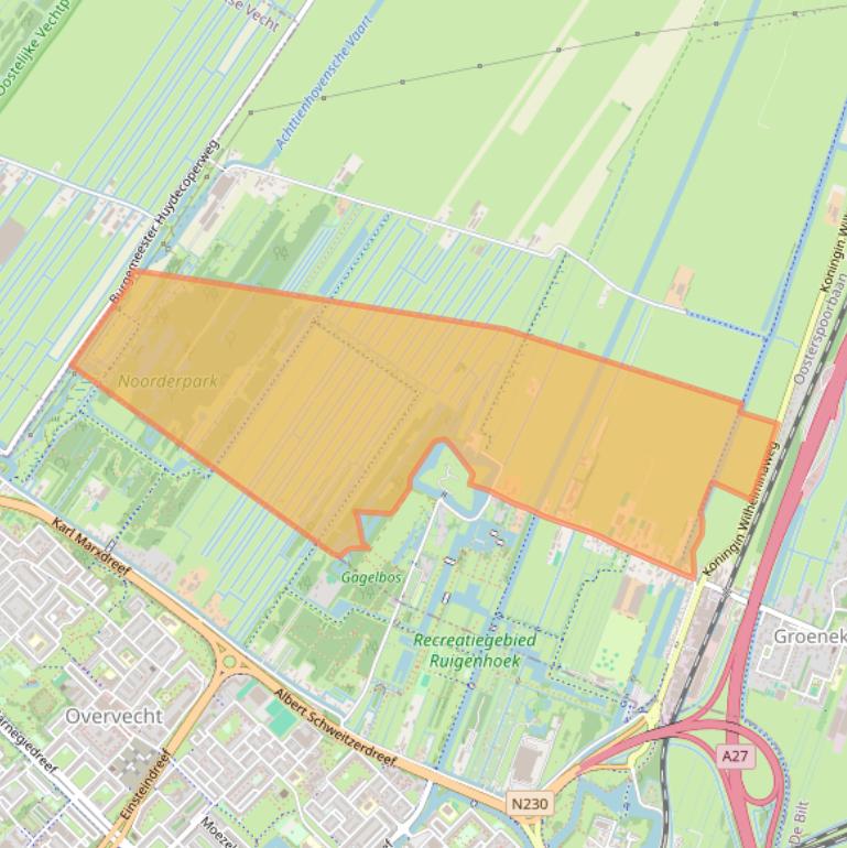 Kaart van postcodegebied 3737MN.