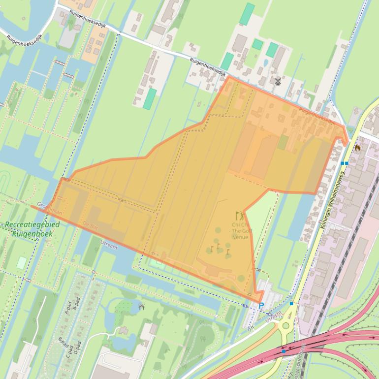 Kaart van postcodegebied 3737MP.