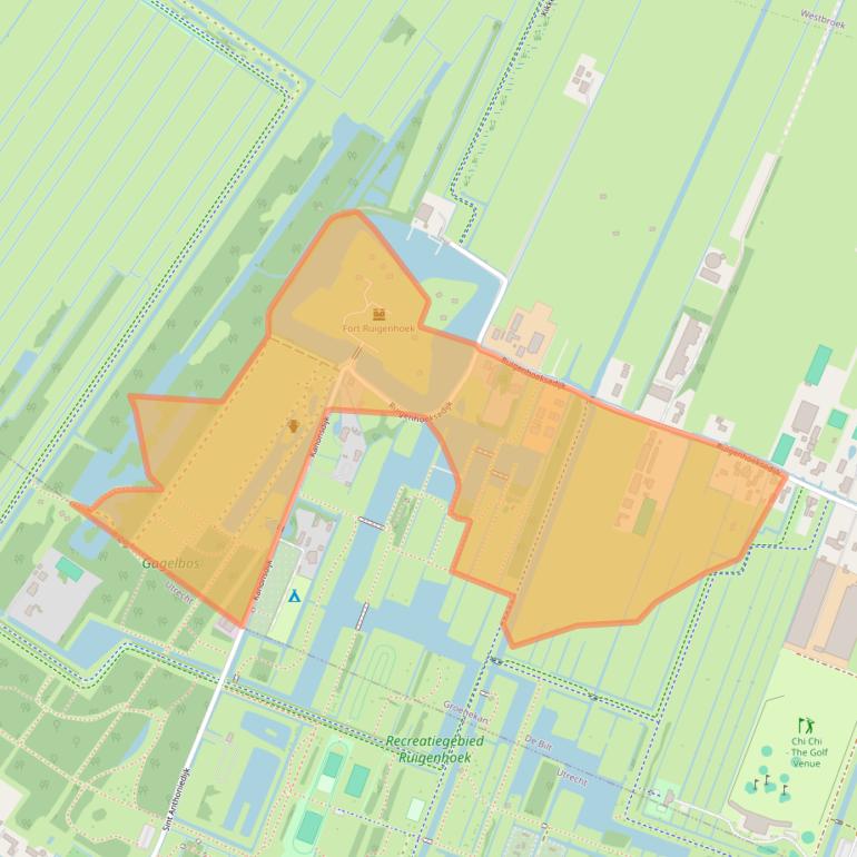 Kaart van postcodegebied 3737MR.