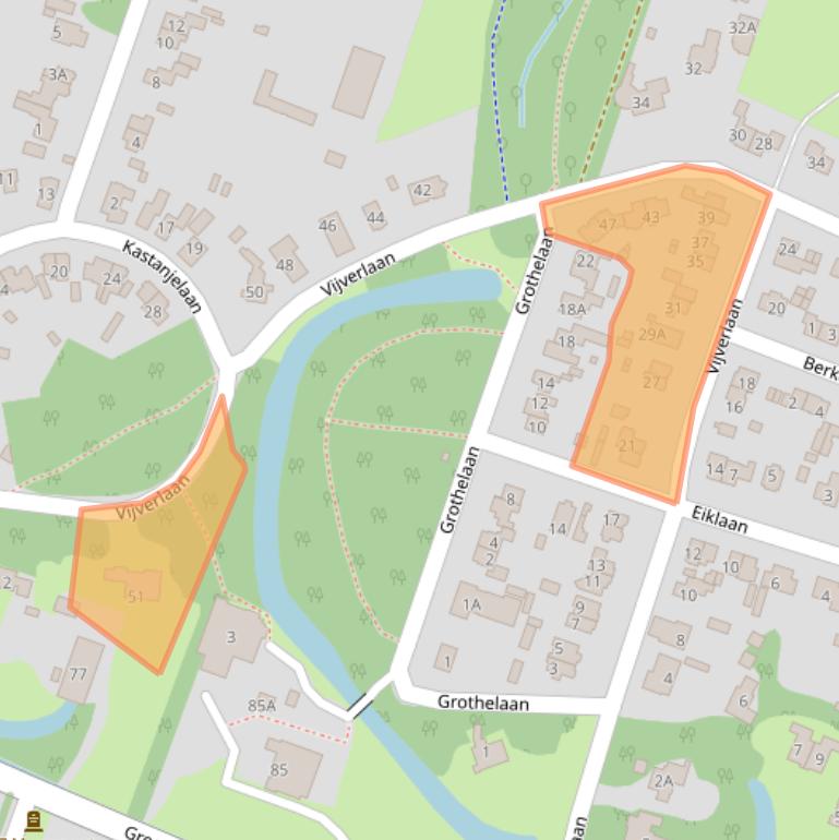 Kaart van postcodegebied 3737RG.