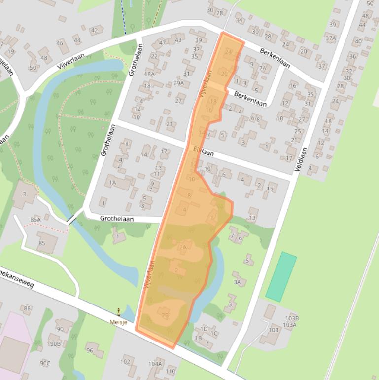 Kaart van postcodegebied 3737RH.