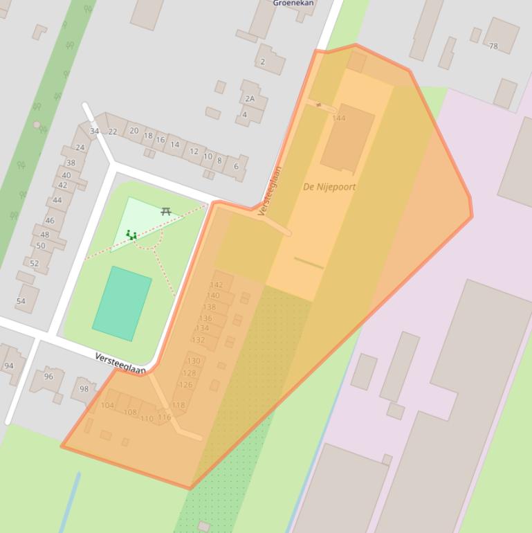 Kaart van postcodegebied 3737XC.
