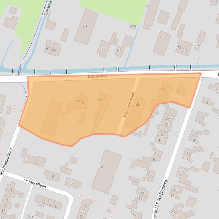 Kaart van postcodegebied 3738CH.