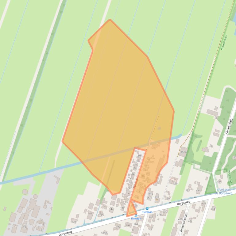 Kaart van postcodegebied 3738CT.