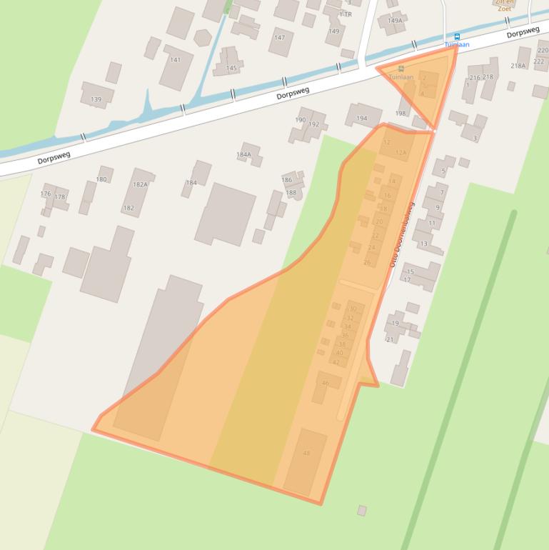 Kaart van postcodegebied 3738CW.