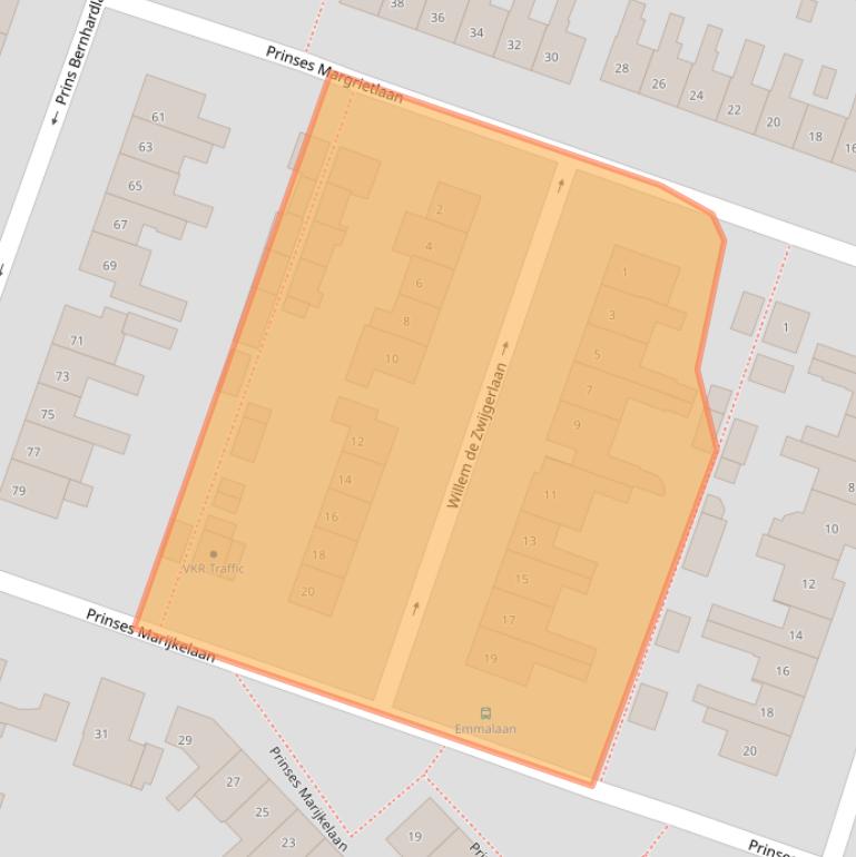 Kaart van postcodegebied 3738DV.
