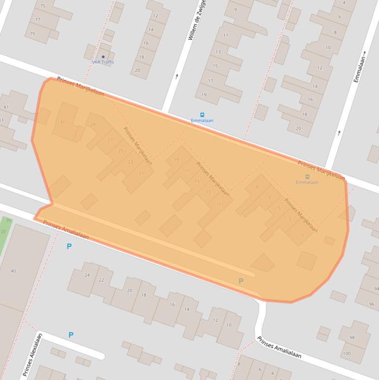 Kaart van postcodegebied 3738DW.