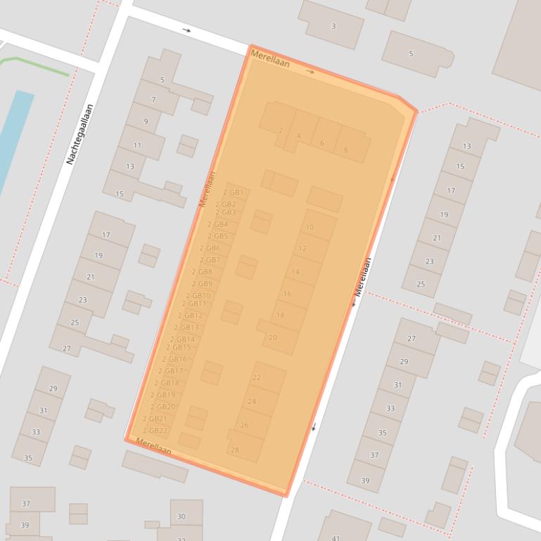 Kaart van postcodegebied 3738EE.