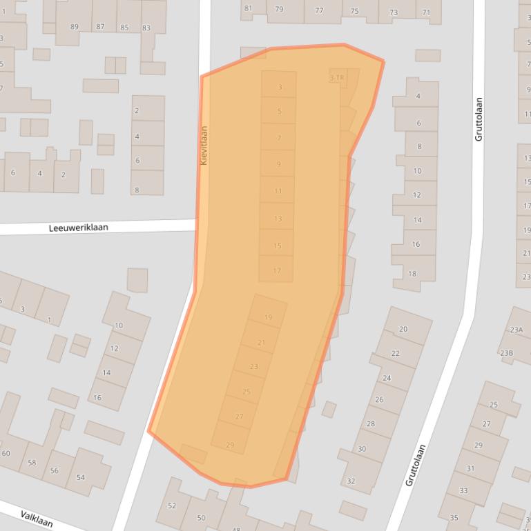 Kaart van postcodegebied 3738EN.
