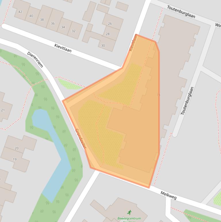 Kaart van postcodegebied 3738ER.