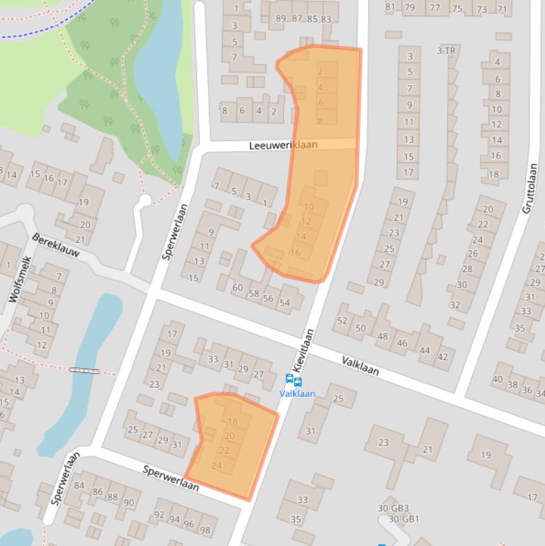 Kaart van postcodegebied 3738ES.