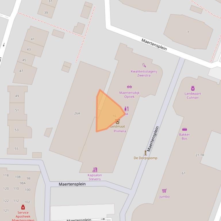Kaart van postcodegebied 3738GL.