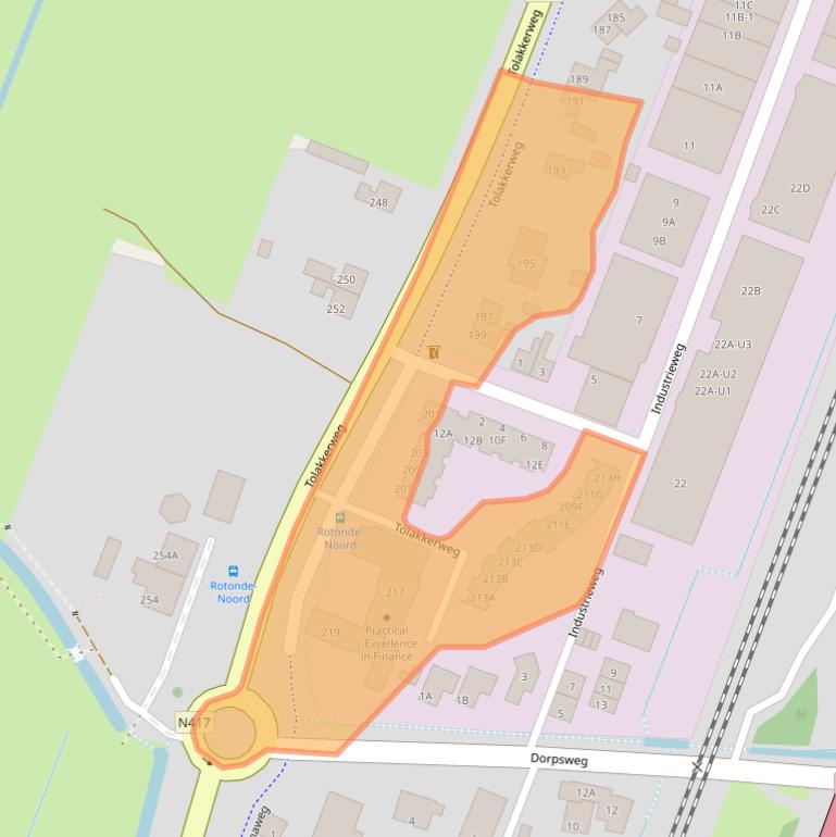 Kaart van postcodegebied 3738JM.