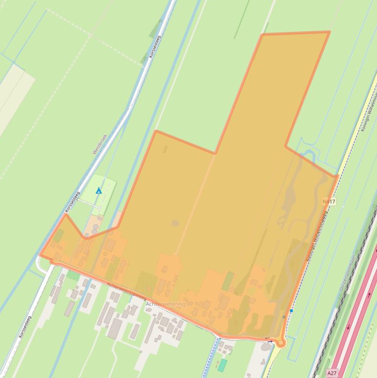 Kaart van postcodegebied 3738MA.