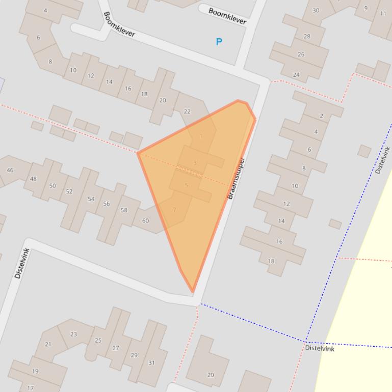 Kaart van postcodegebied 3738SL.