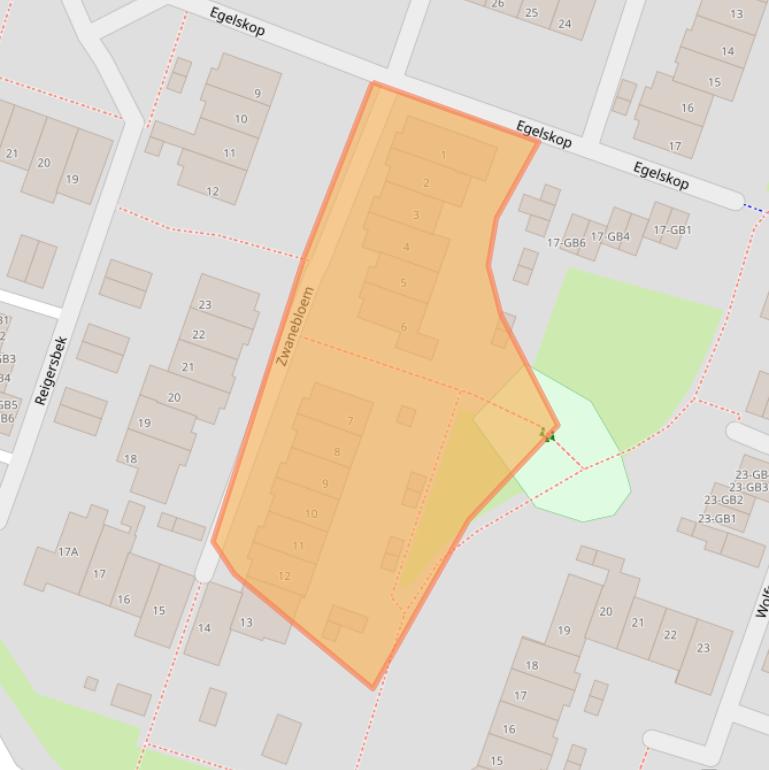Kaart van postcodegebied 3738TK.