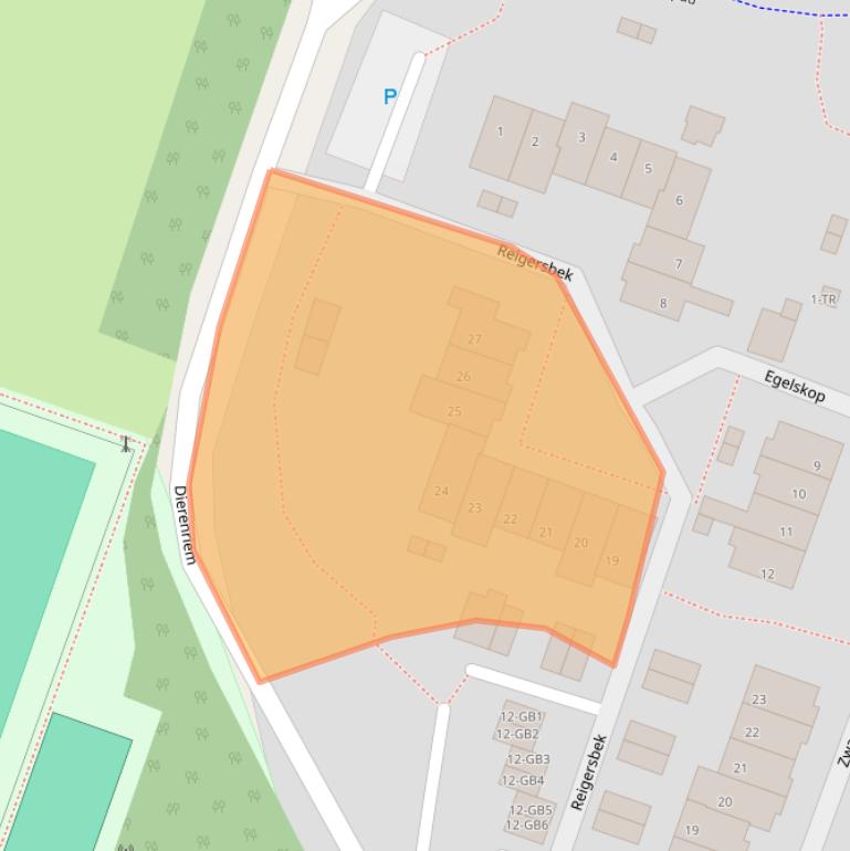 Kaart van postcodegebied 3738TN.