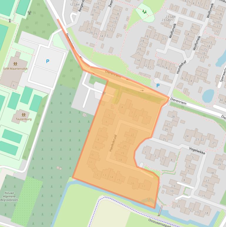 Kaart van postcodegebied 3738TV.