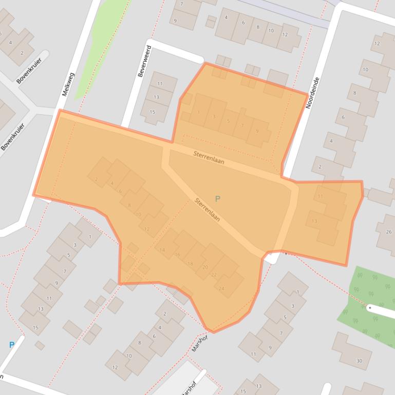 Kaart van postcodegebied 3738XA.