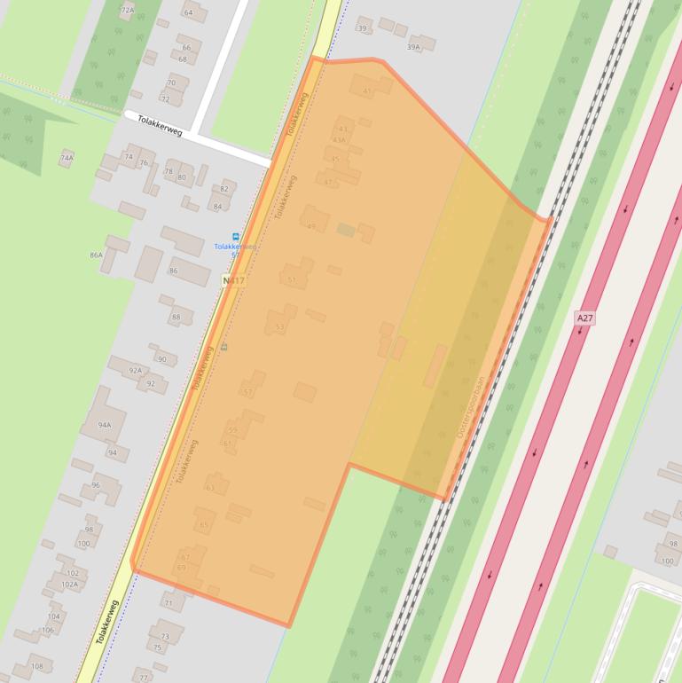 Kaart van postcodegebied 3739JH.