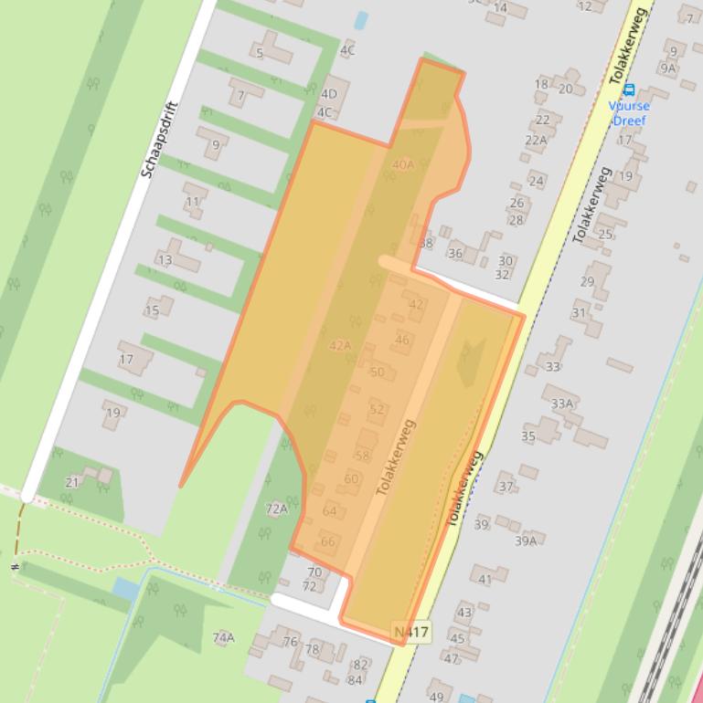 Kaart van postcodegebied 3739JP.