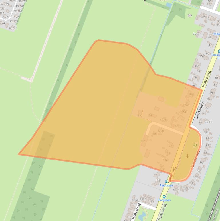 Kaart van postcodegebied 3739JS.