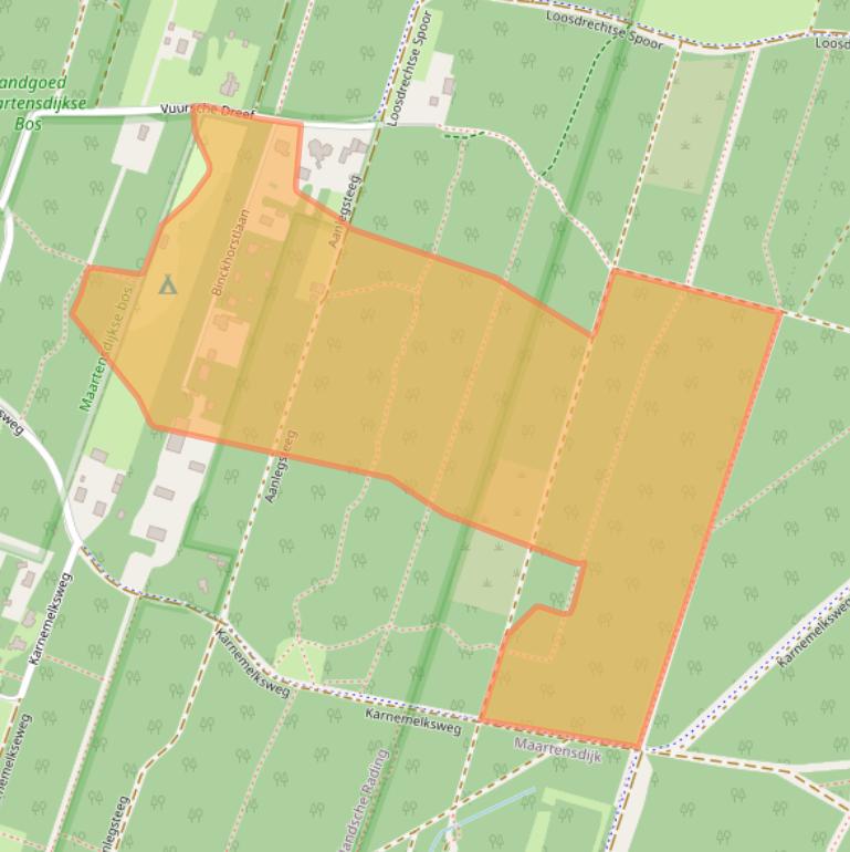 Kaart van postcodegebied 3739LC.